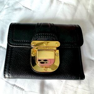 Black MK leather wallet